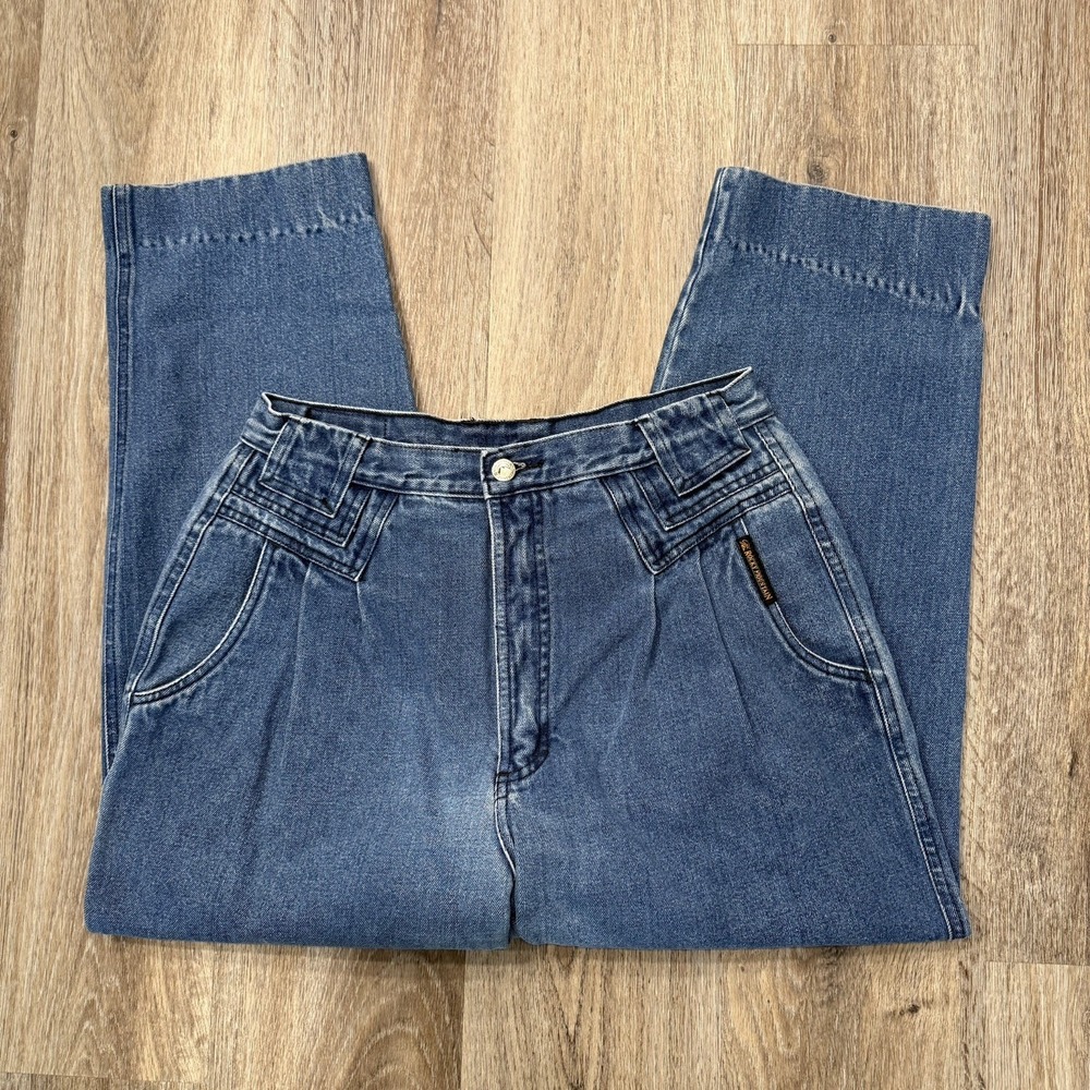 VTG Rocky Mountain Pedal Pushers Women 4/6 Jrs 15/16 Bareback High Rise Mom READ